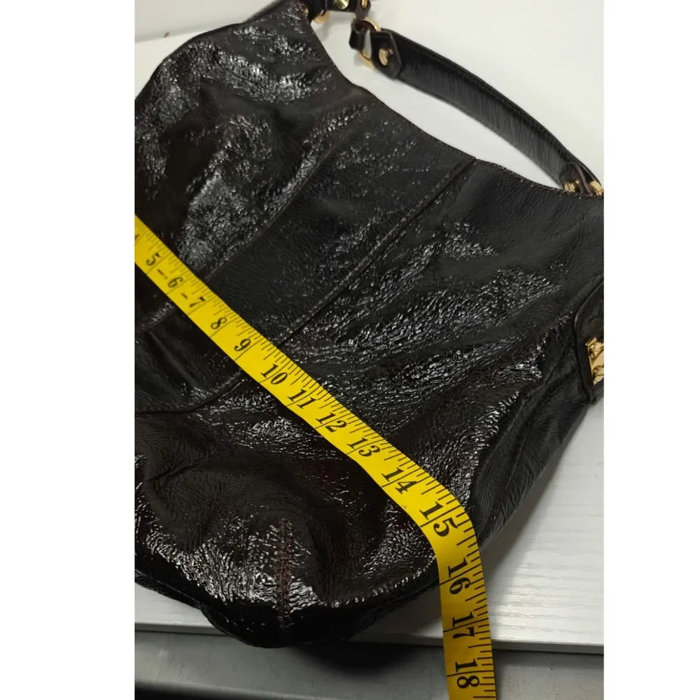 Tory Burch brown crinkled bag